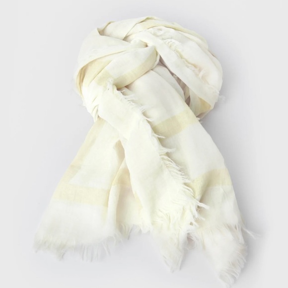 Toteme Monogram Beach Sarong in Sand - Picture 8 of 12